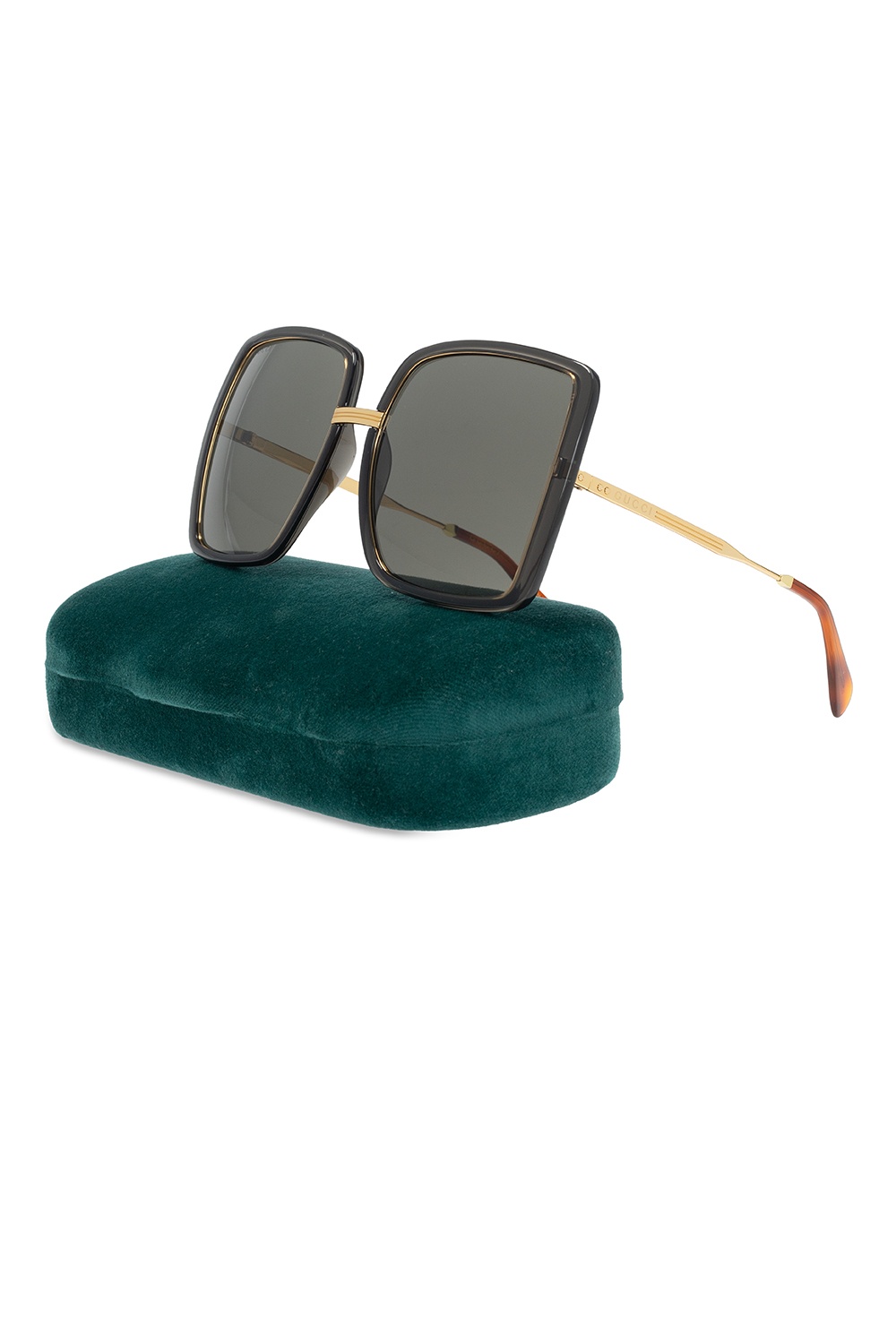 Gucci hexagon outlet sunglasses